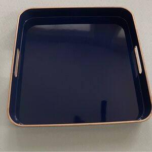 Cobalt Blue Square Serving Tray